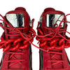 Red Tonal Chain High Top Sneakers Red Size 37.5