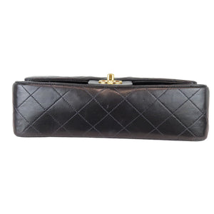 Classic Vintage Double Flap Small Lambskin Black GHW