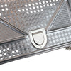 Diorama Flap Medium Metallic Patent Silver SHW
