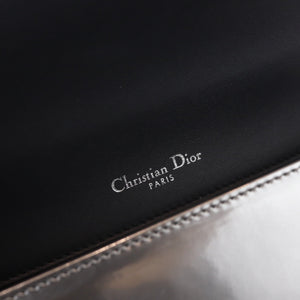 Diorama Flap Medium Metallic Patent Silver SHW