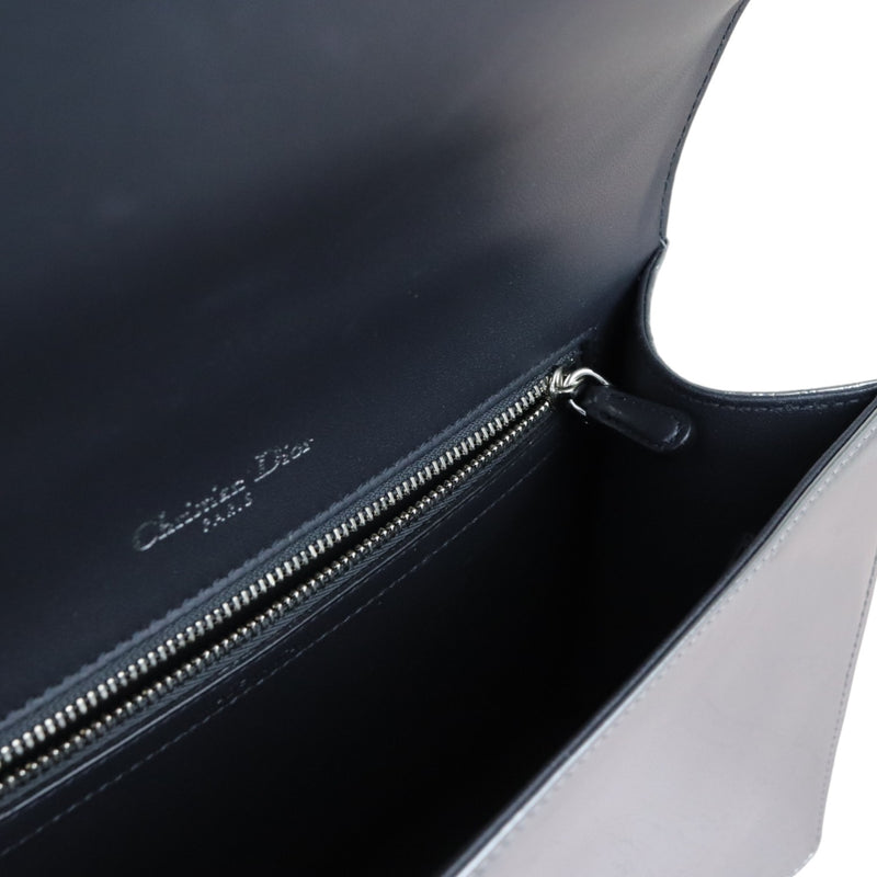 Diorama Flap Medium Metallic Patent Silver SHW