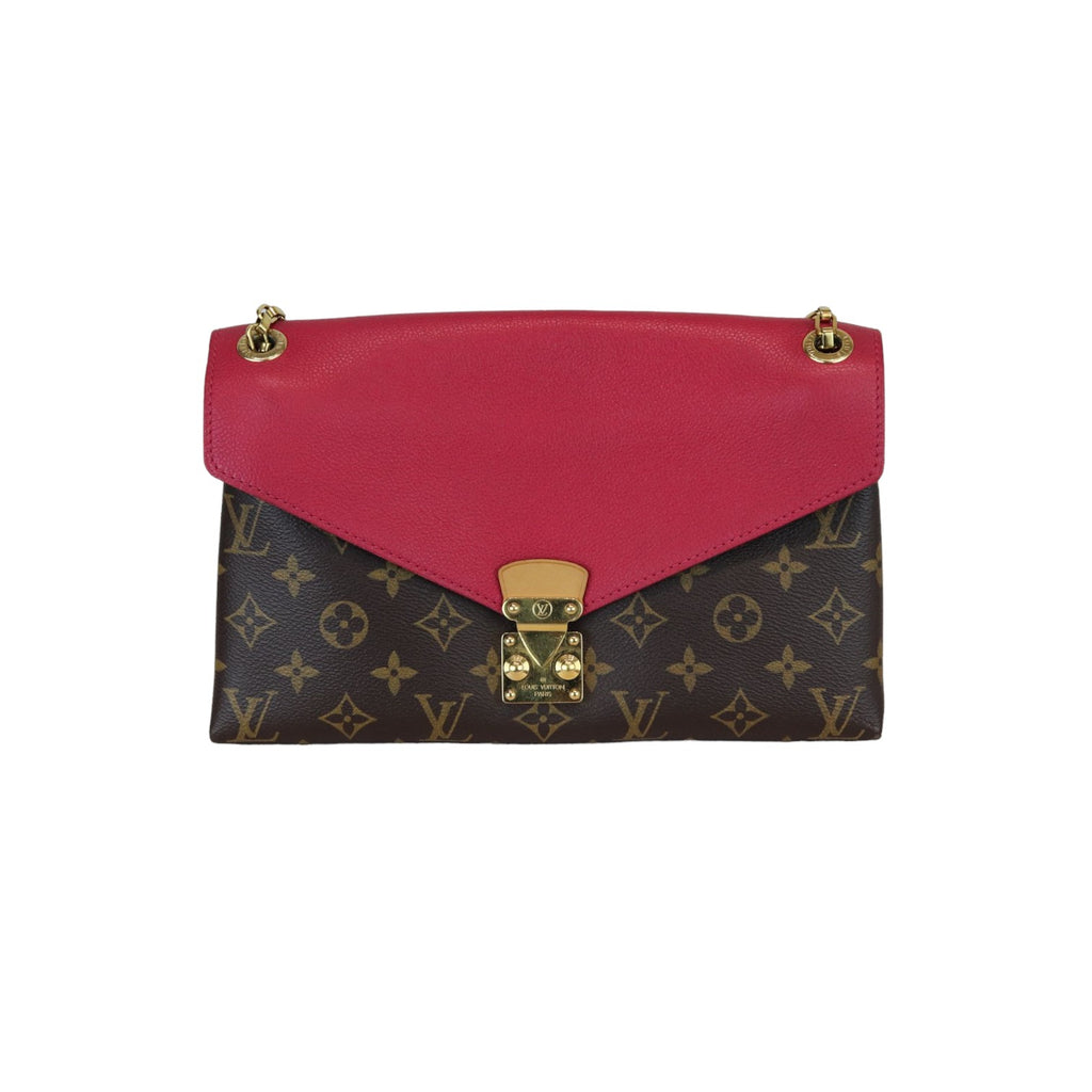 Pallas Chain Flap Monogram Red GHW