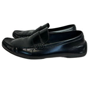 Loafers Leather Black Size 8 Men