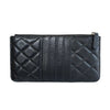 CC Multi Functional Zip Pouch Caviar Leather Black SHW
