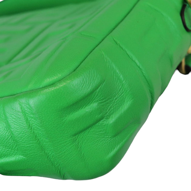 Baguette Mini 1974 Nappa FF Embossed Green GHW