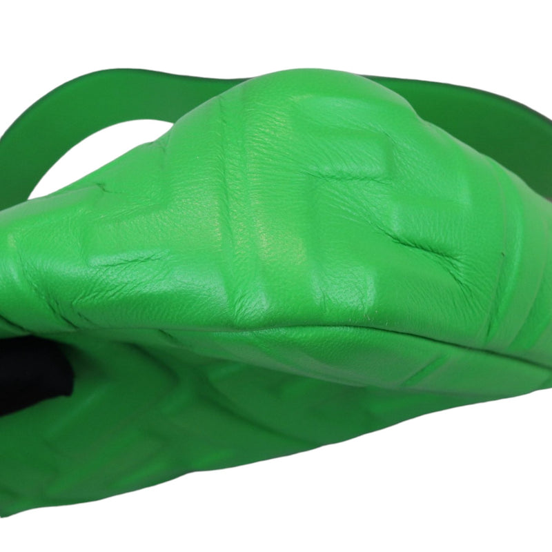 Baguette Mini 1974 Nappa FF Embossed Green GHW