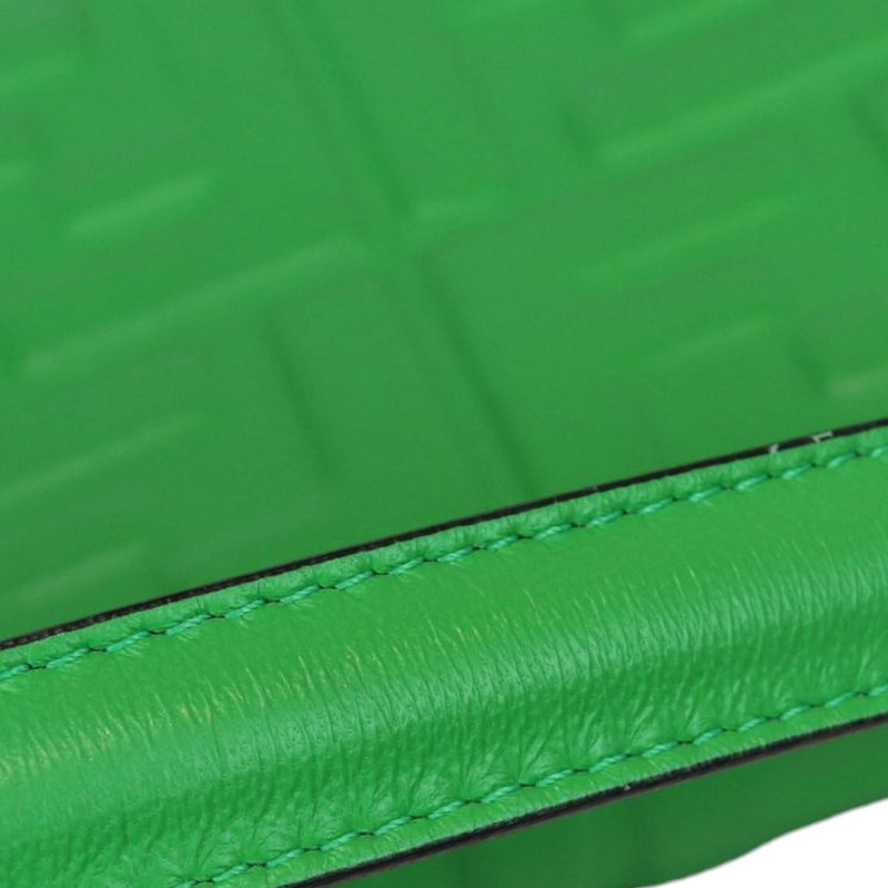 Baguette Mini 1974 Nappa FF Embossed Green GHW