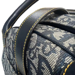 Double Saddle Bowler Monogram Canvas Navy Blue GHW