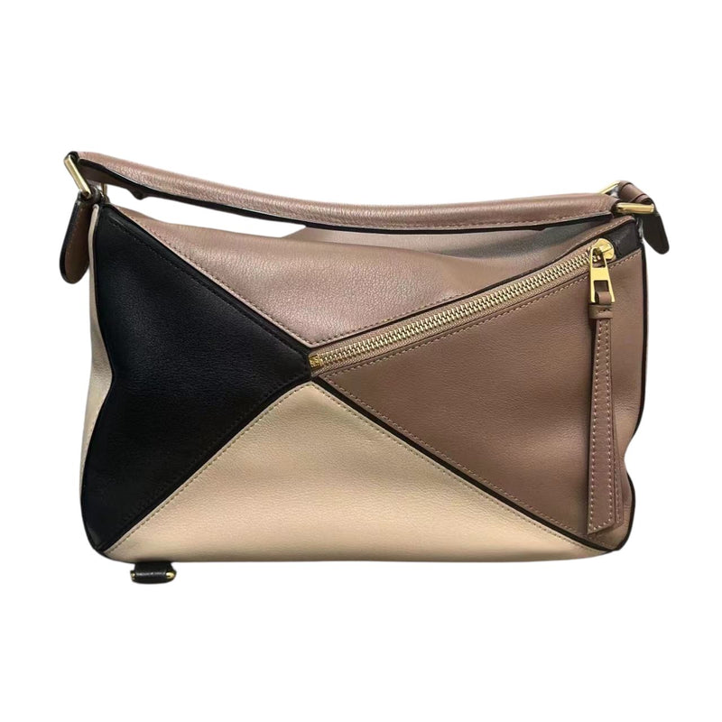 Puzzle Bag Medium Calfskin Sand GHW