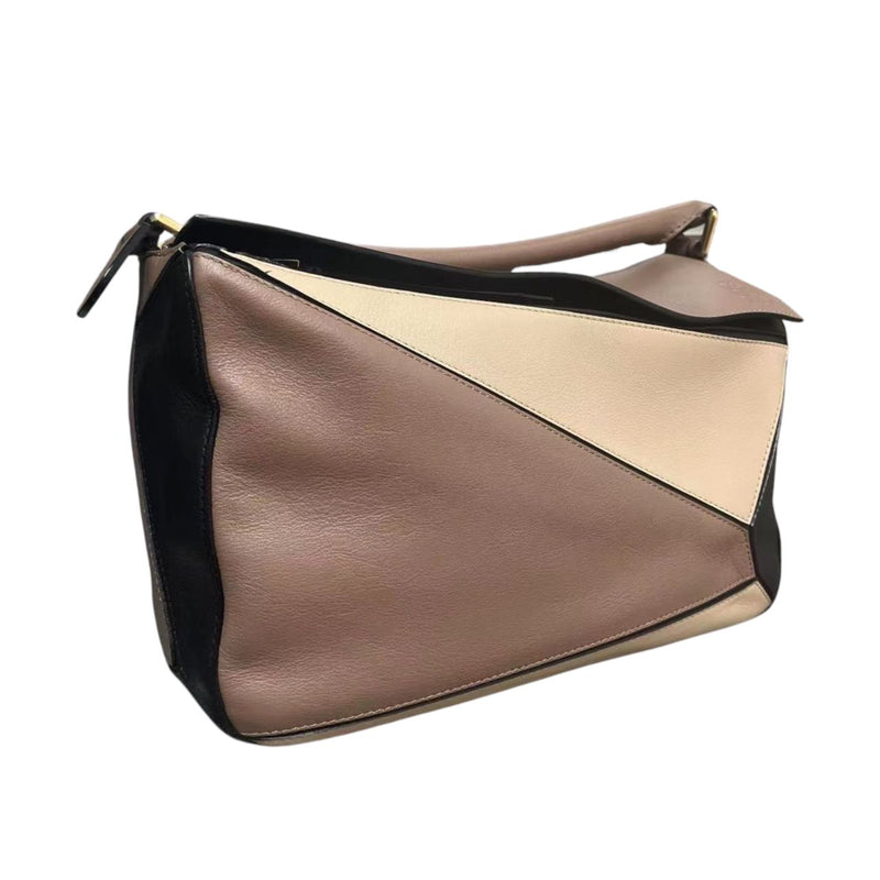 Puzzle Bag Medium Calfskin Sand GHW