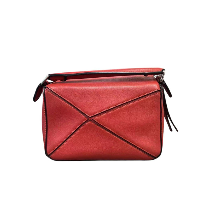 Mini Puzzle Bag Calfskin Red GHW