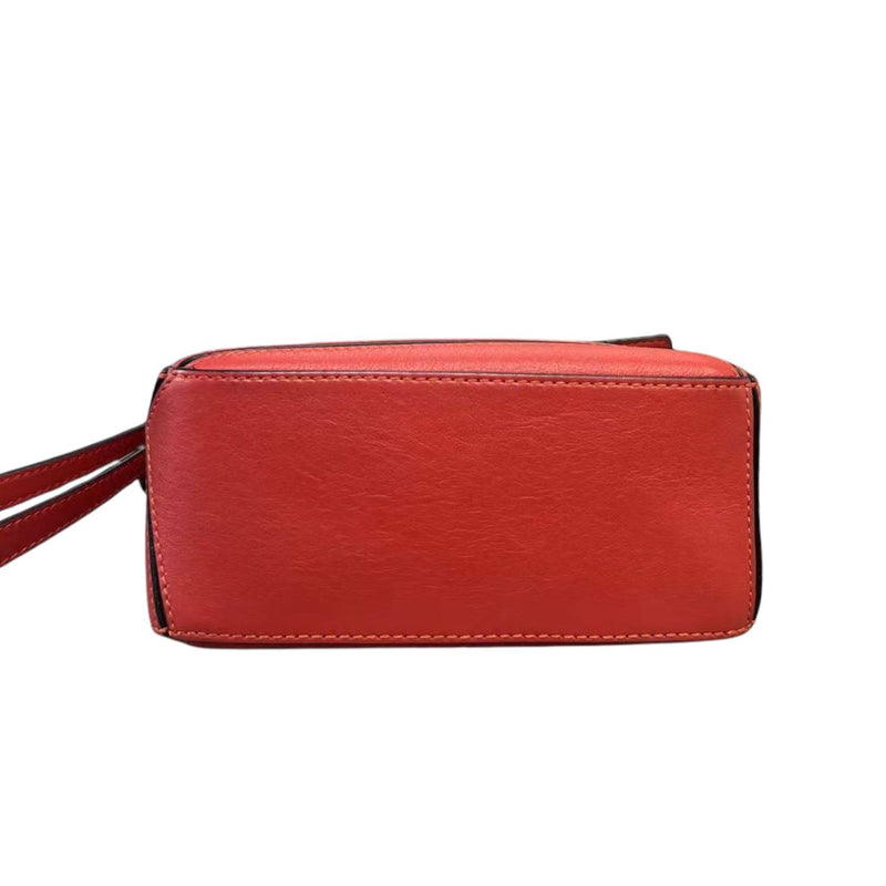 Mini Puzzle Bag Calfskin Red GHW