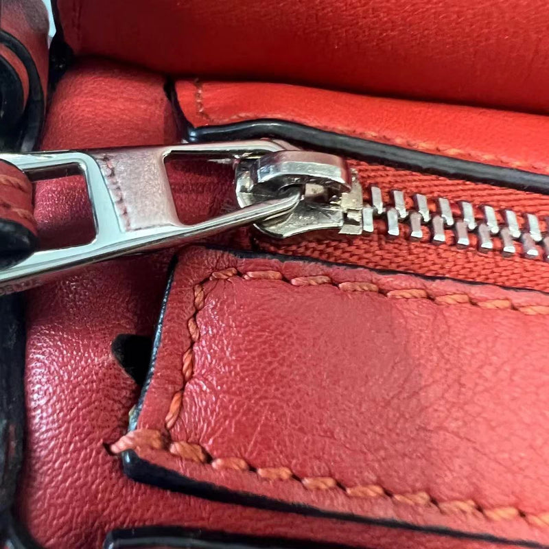 Mini Puzzle Bag Calfskin Red GHW