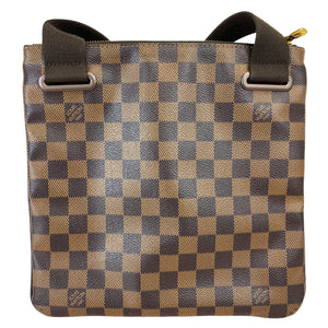 Brooklyn Flat Pochette Damier Ebene Brown GHW