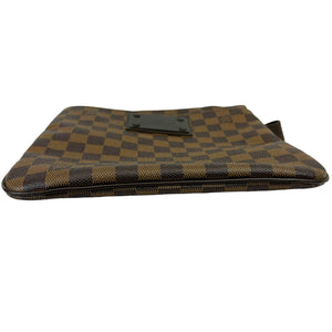 Brooklyn Flat Pochette Damier Ebene Brown GHW