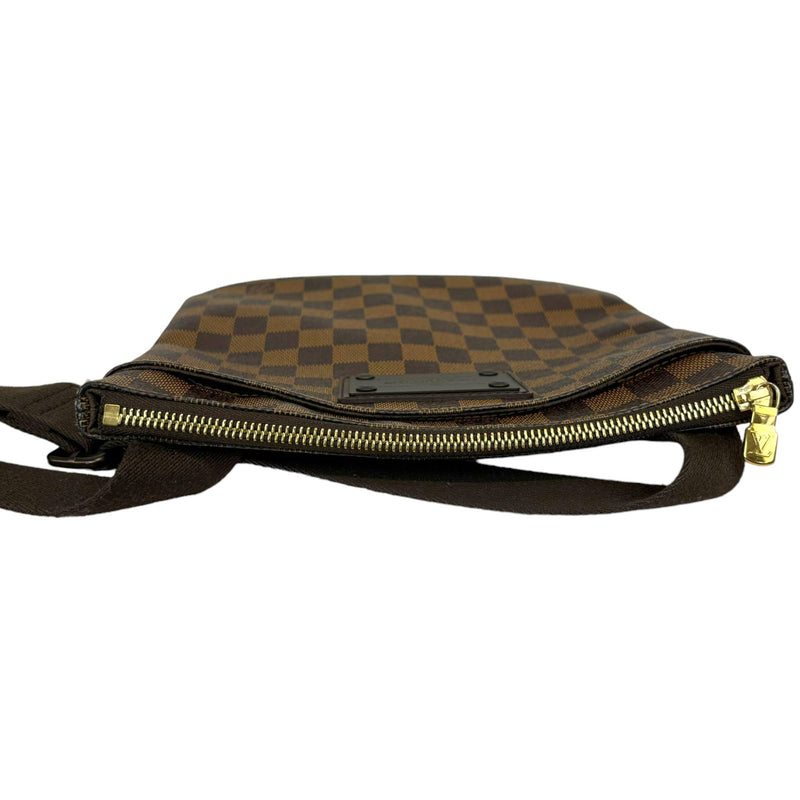 Brooklyn Flat Pochette Damier Ebene Brown GHW