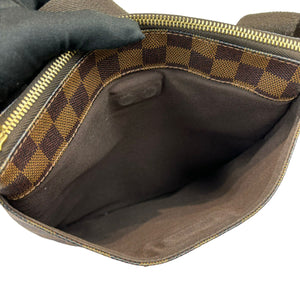 Brooklyn Flat Pochette Damier Ebene Brown GHW