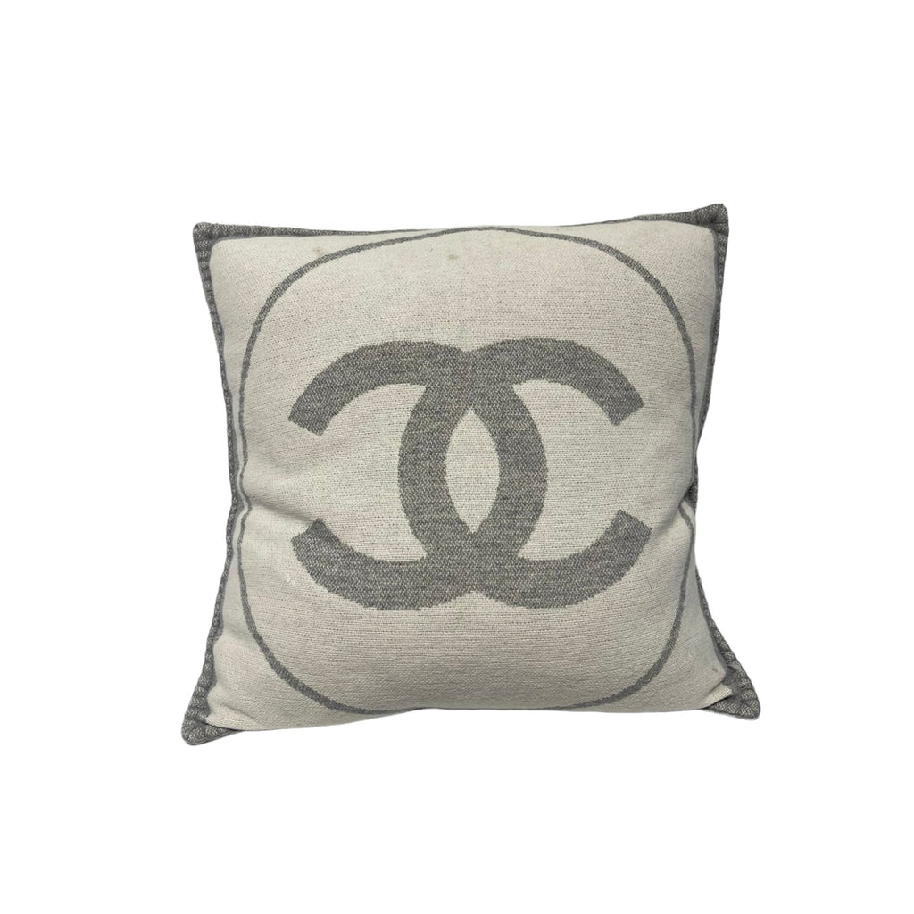 CC Pillow Merino Wool Cashmere Grey Off White