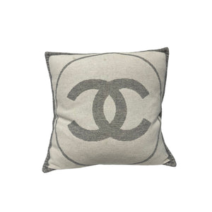 CC Pillow Merino Wool Cashmere Grey Off White