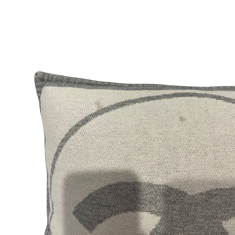 CC Pillow Merino Wool Cashmere Grey Off White