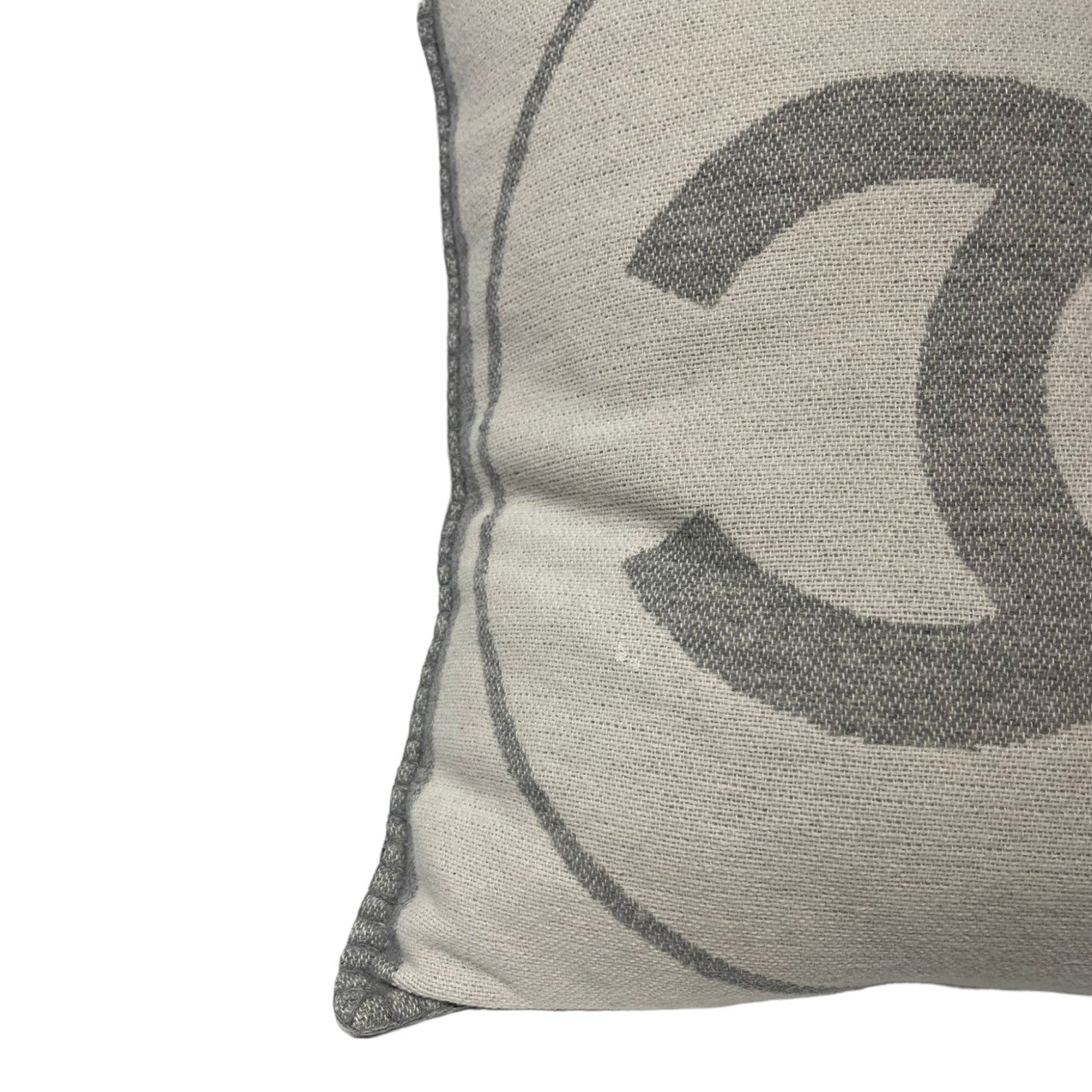 Chanel CC Pillow Merino Wool Cashmere Grey Off White – Bag Religion