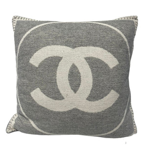 CC Pillow Merino Wool Cashmere Grey Off White