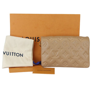 Coussin Pochette Lambskin Embossed Monogram Camel GHW