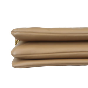 Coussin Pochette Lambskin Embossed Monogram Camel GHW
