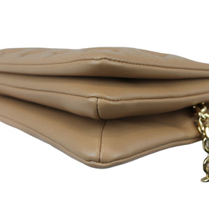 Coussin Pochette Lambskin Embossed Monogram Camel GHW