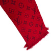 Logomania Silk Wool Scarf Red - Chic and Stylish