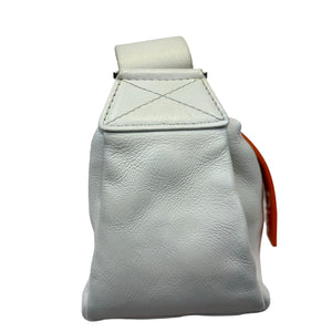 Dioraddict Crossbody Leather Bag White SHW