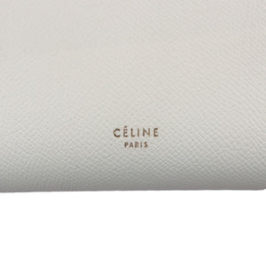 Belt Bag Mini Grained Calfskin White GHW