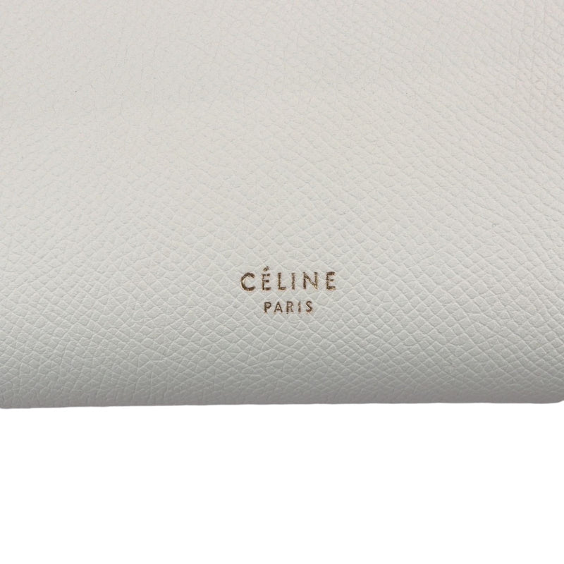 Belt Bag Mini Grained Calfskin White GHW