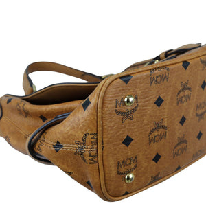 Visetos Top Handle Satchel Cognac GHW