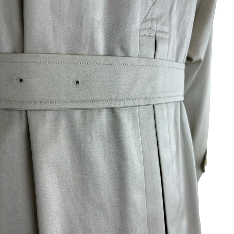 Trench Coat Cotton-Gabardine Beige Size Small