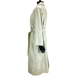 Trench Coat Cotton-Gabardine Beige Size Small
