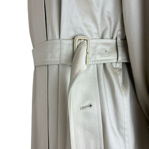 Trench Coat Cotton-Gabardine Beige Size Small
