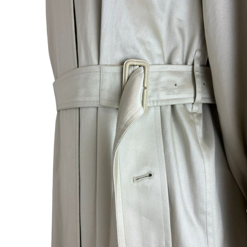 Trench Coat Cotton-Gabardine Beige Size Small