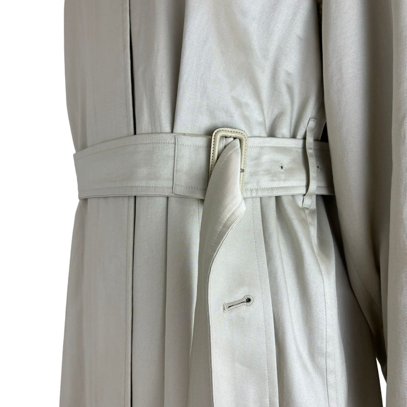 Trench Coat Cotton-Gabardine Beige Size Small