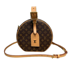 Petite Boite Chapeau Monogram Canvas Brown GHW