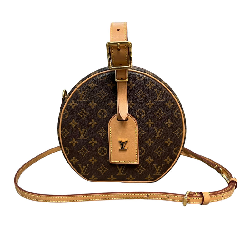 Petite Boite Chapeau Monogram Canvas Brown GHW