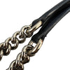 Soho Chain Shoulder Medium Pebbled Calfskin Black GHW