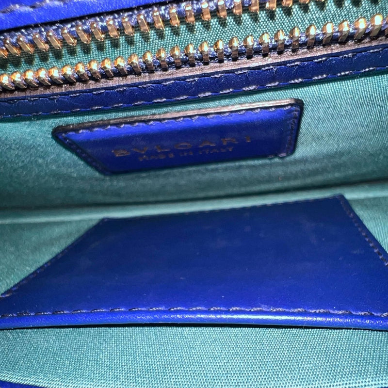Serpenti Forever Shoulder Calfskin Blue GHW