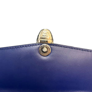 Serpenti Forever Shoulder Calfskin Blue GHW