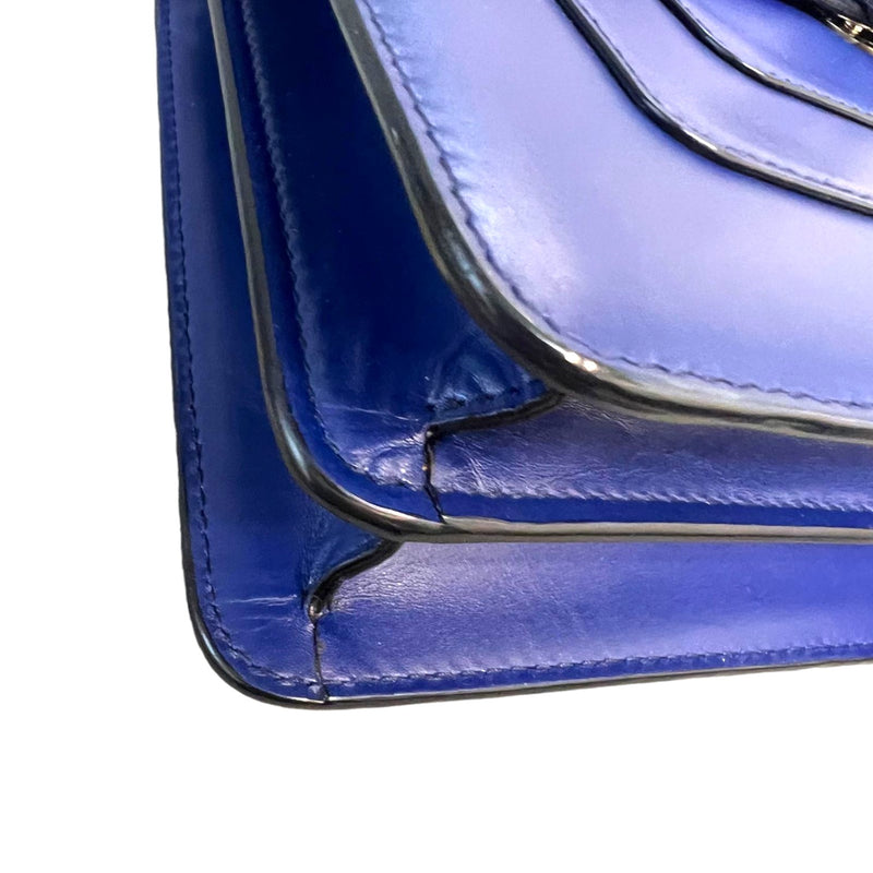 Serpenti Forever Shoulder Calfskin Blue GHW