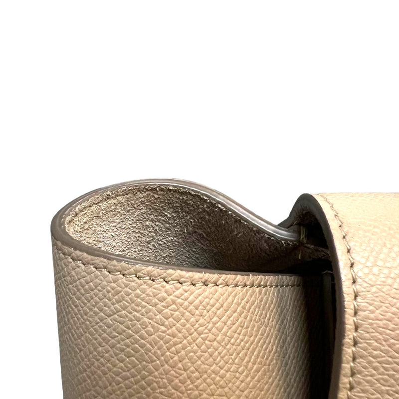 Belt Bag Mini Grained Calfskin Light Taupe GHW