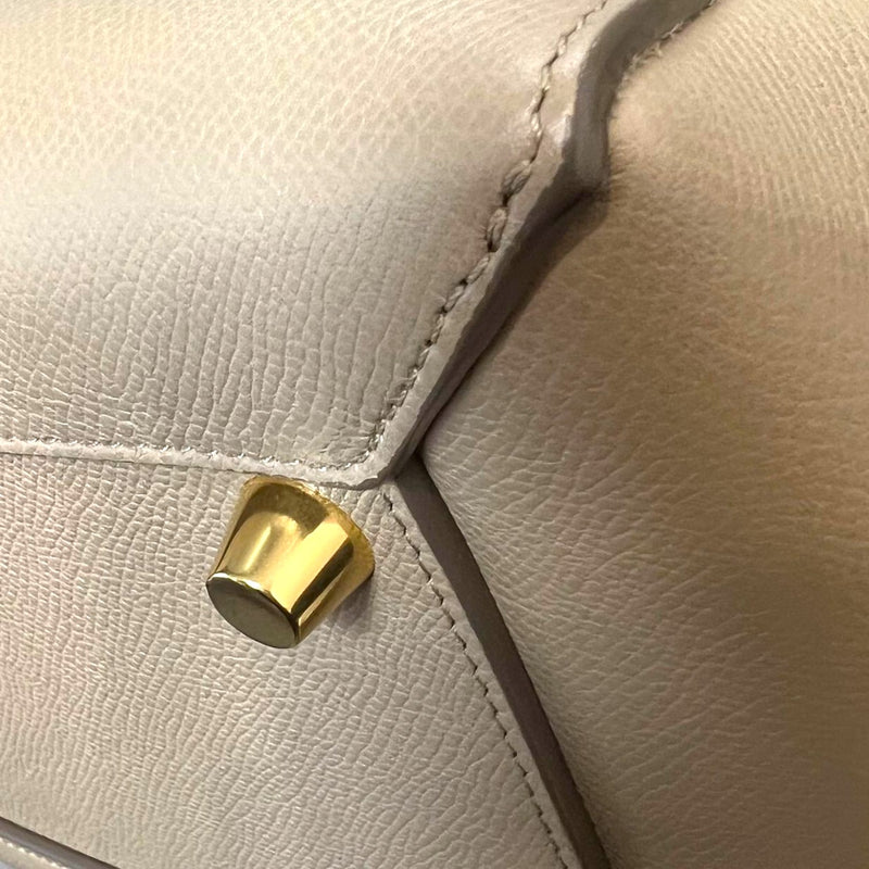 Belt Bag Mini Grained Calfskin Light Taupe GHW