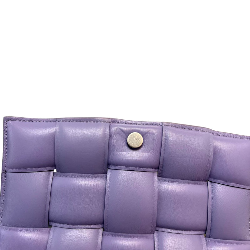 Padded Chain Cassette Crossbody Lambskin Purple SHW