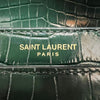 Cassandra Shoulder Calfskin Crocodile Embossed Green GHW