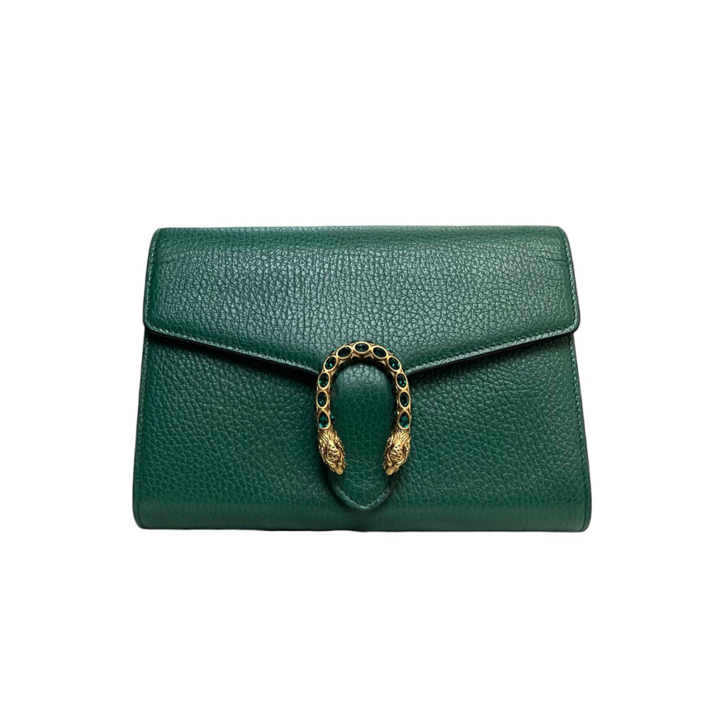 Dionysus Chain Wallet Calfskin Mini Green MHW